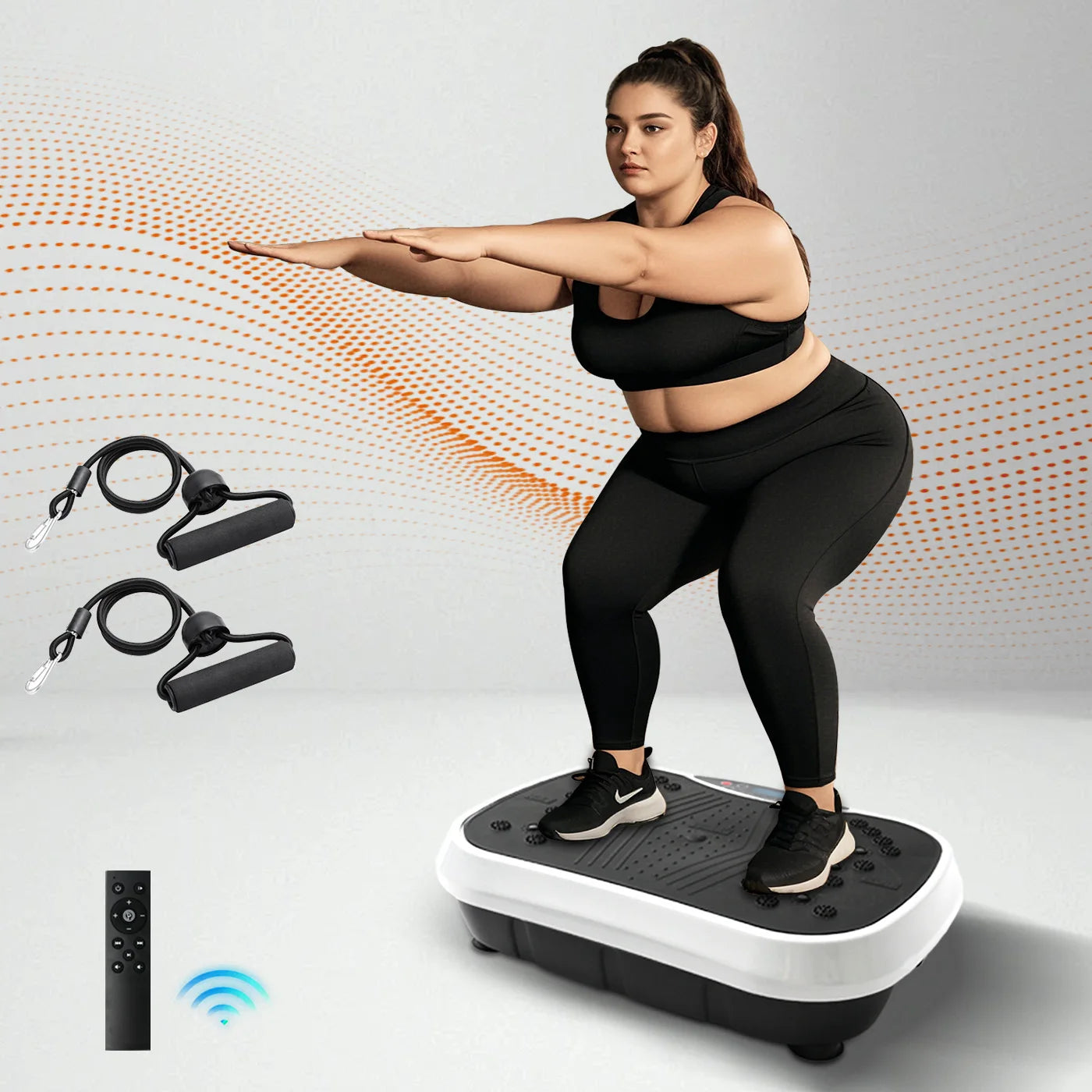 Portable Vibration Plate Exercise Machine.