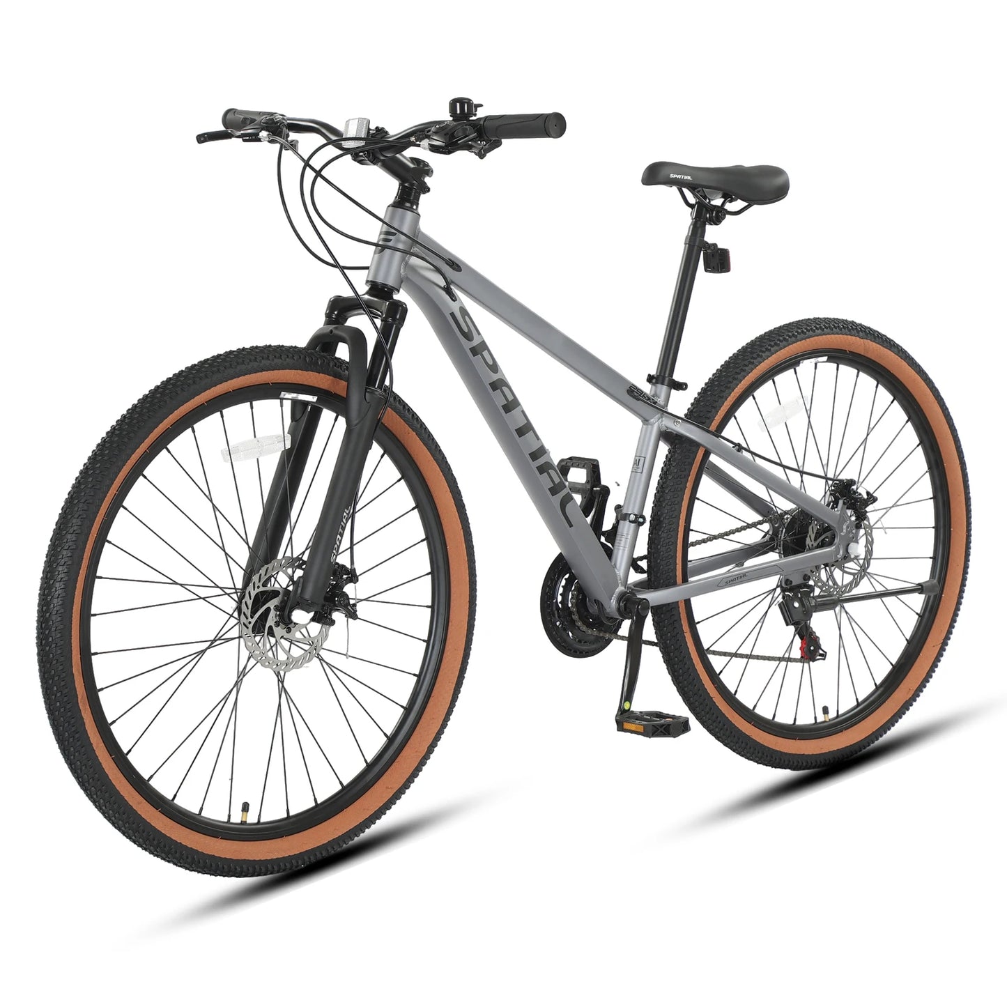 SPATIAL 29 Inch Mountain Bike  With 21 Speed  & Aluminum Frame  With Dual Disc Brakes For Men  & Women.