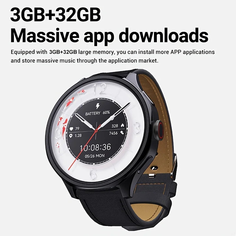 W&O Android 4G SIM Smartwatch For Men and Women.