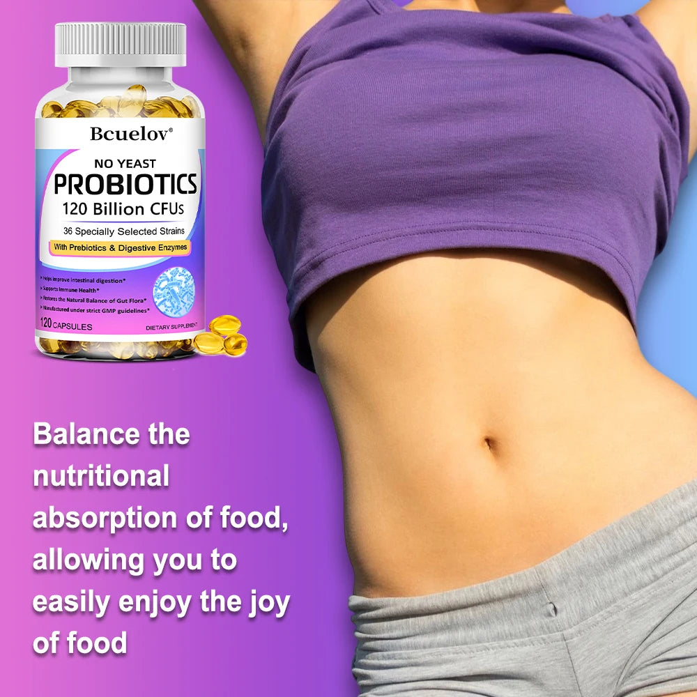 Probiotics 120 Billion CFU 36 Strains Contains Prebiotics