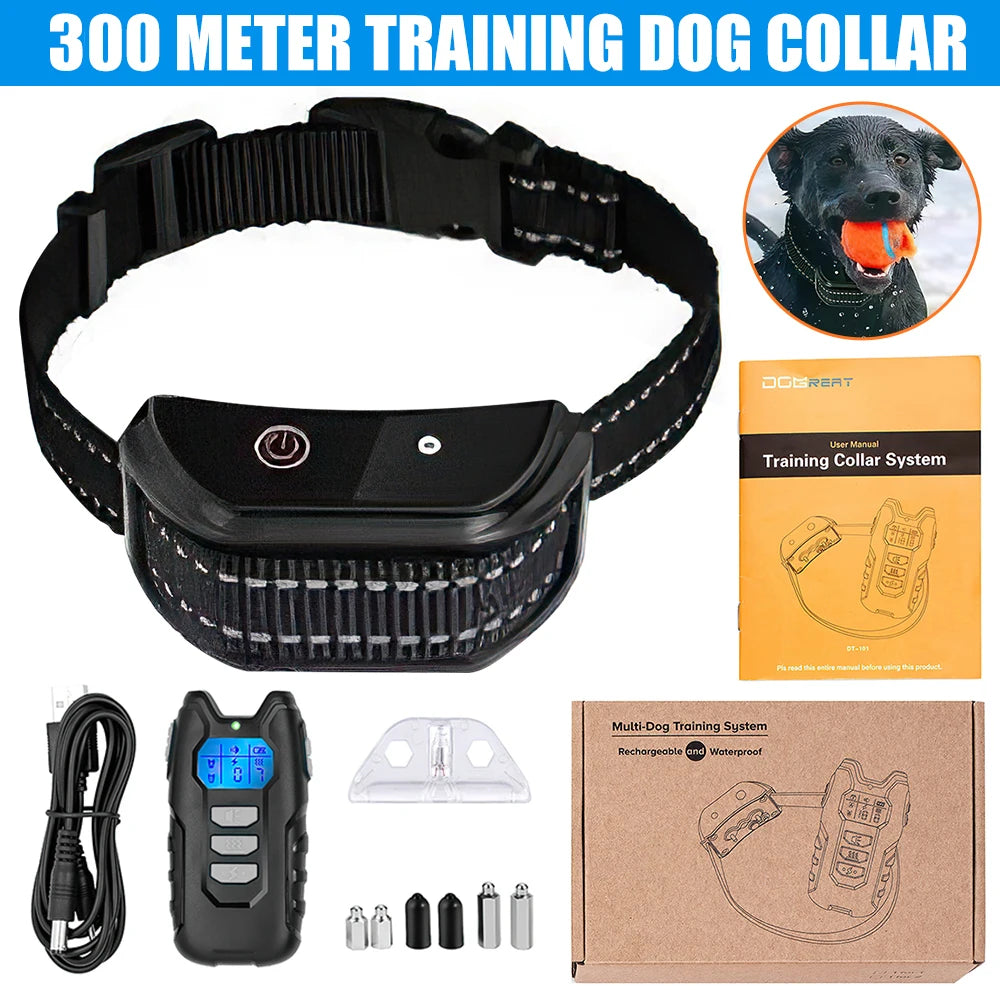 Electric Dog Training Collar with Remote Control .