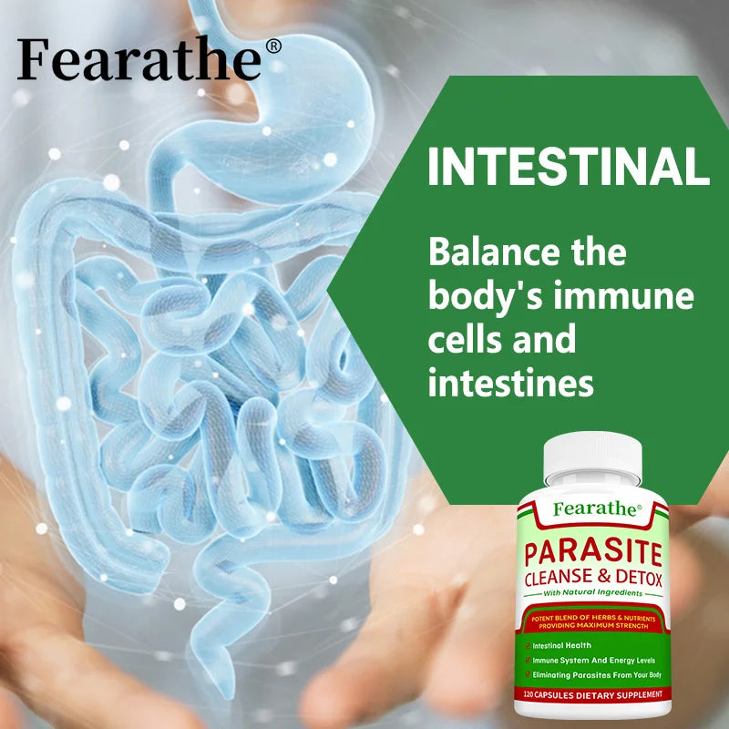 Parasite Cleanse - Bowel Cleansing Supplement & Natural Gut Health
