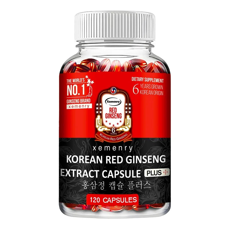 Korean Red Ginseng Supplement .