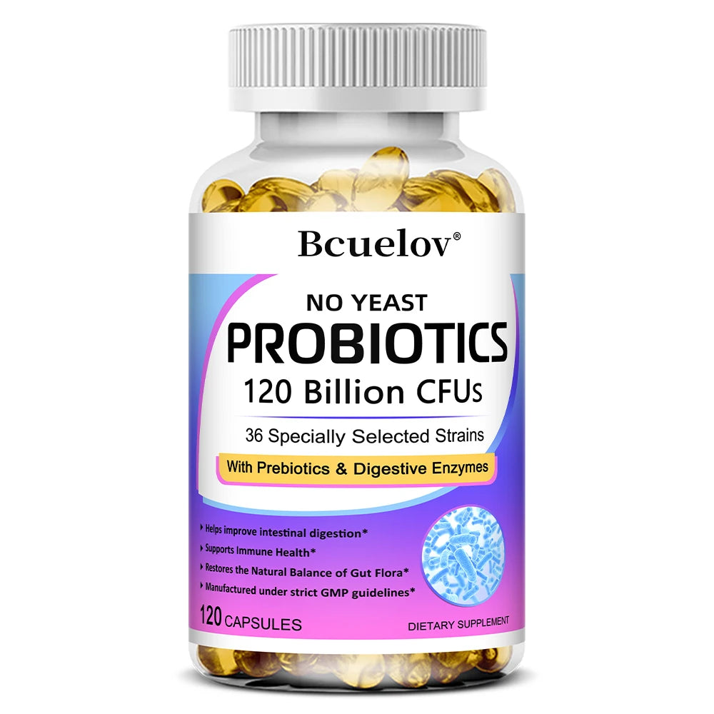 Probiotics 120 Billion CFU 36 Strains Contains Prebiotics