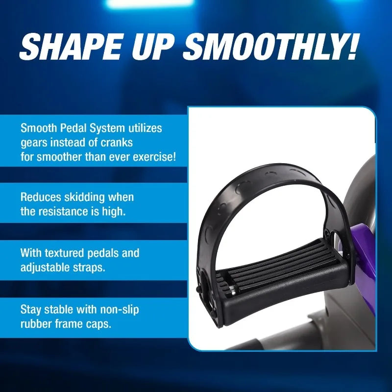 Stamina Compact Adjustable Mini Under Desk Exercise Bike.