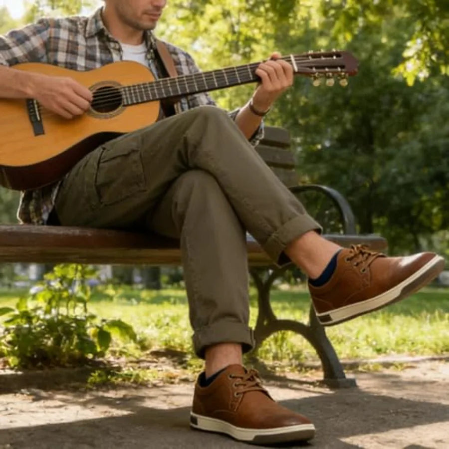Jousen Breathable, Retro  Men's Fashion Sneakers.
