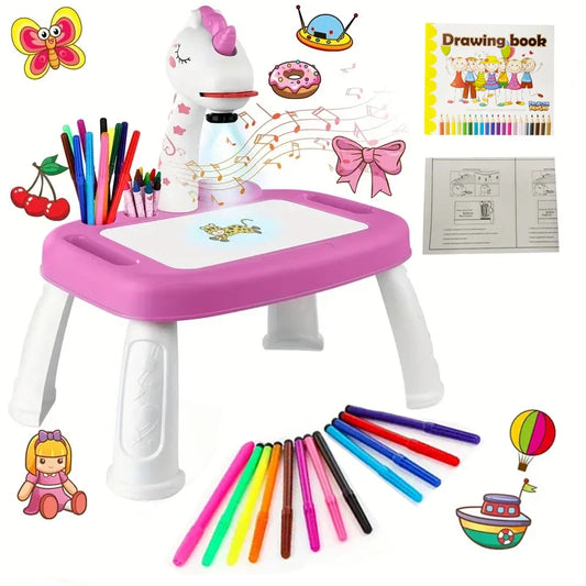 Unicorn Projection Drawing Board For Children Three Years +
