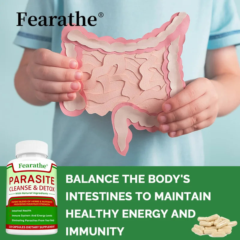 Parasite Cleanse - Bowel Cleansing Supplement & Natural Gut Health