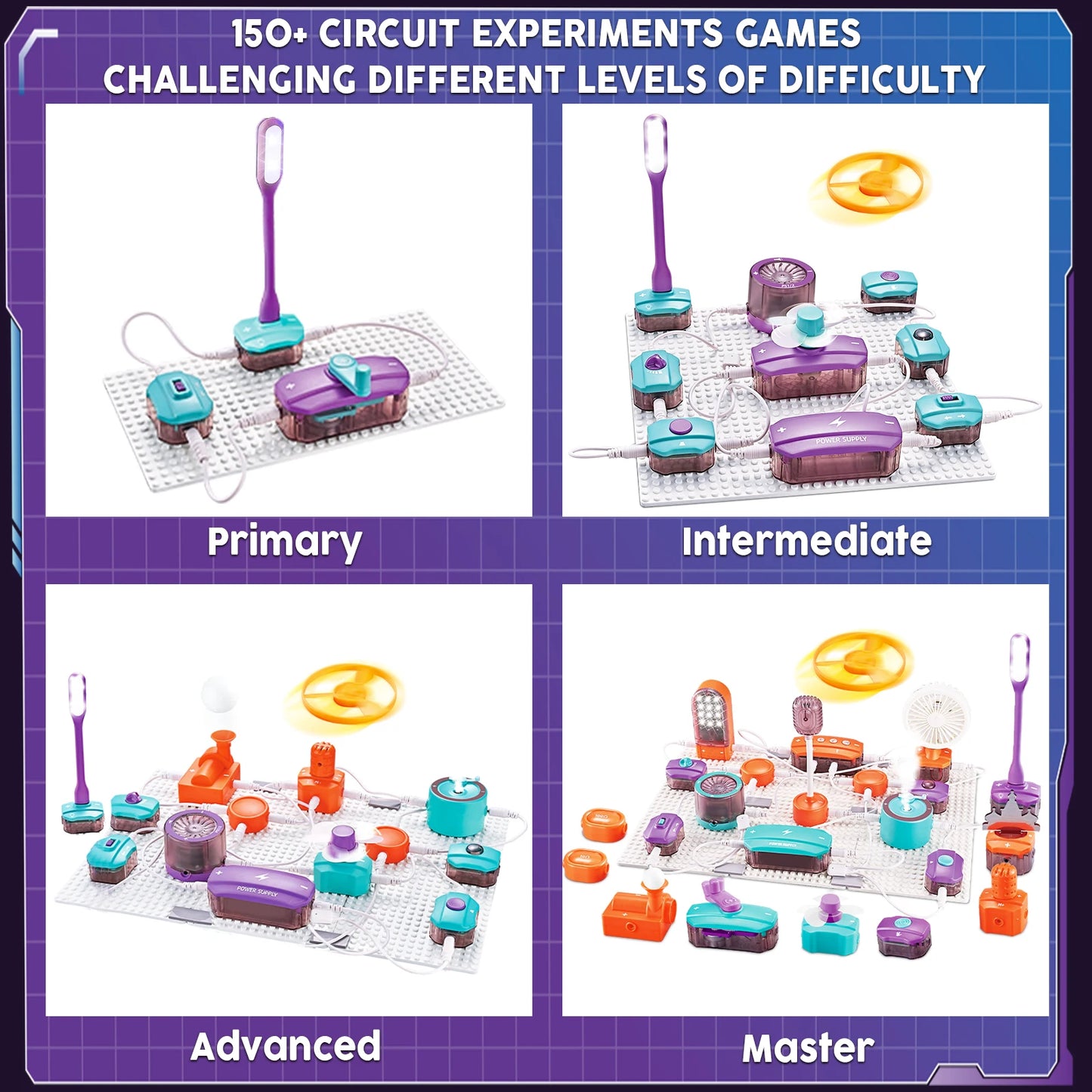 VATOS Science Circuit  Kit For Kids. Ages 6+