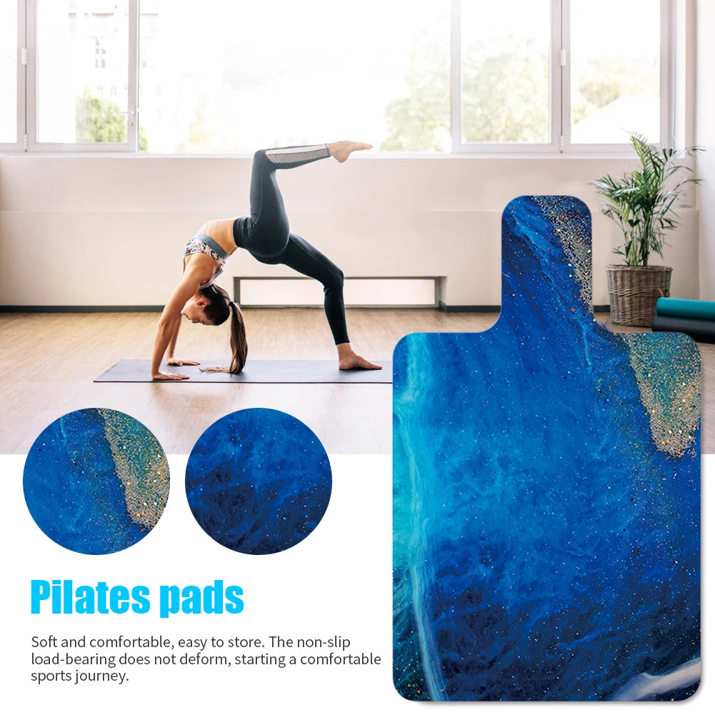 Suede Rubber Yoga and Pilates Mat.