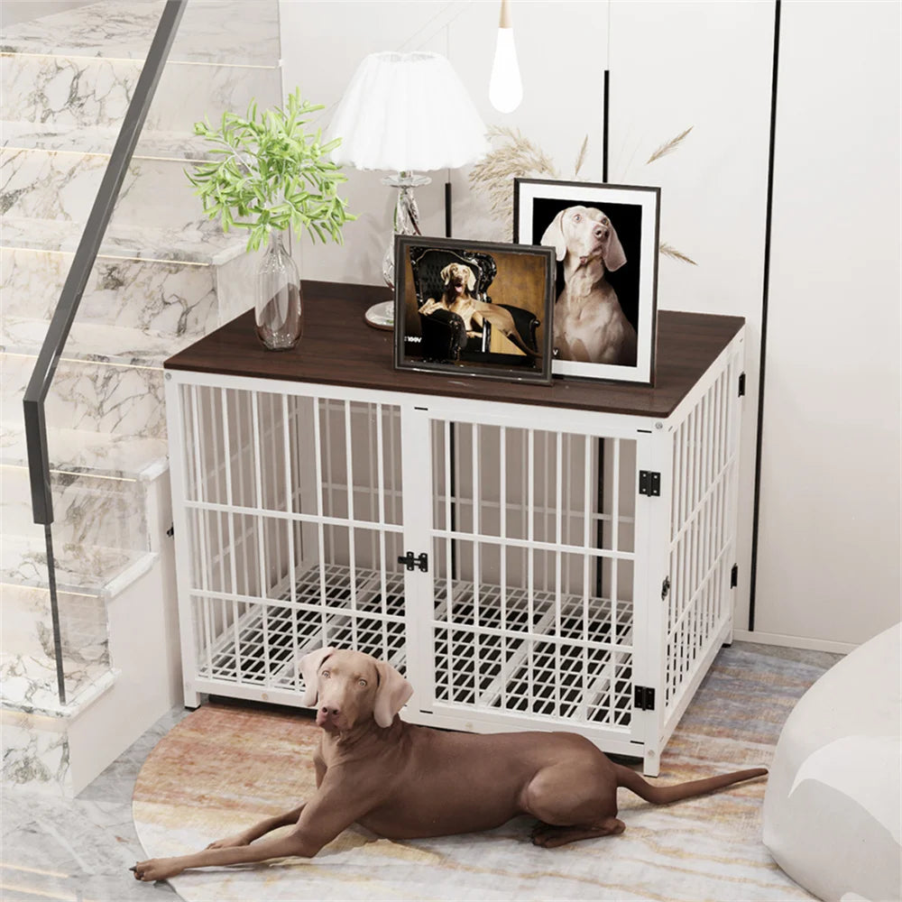 Large Wooden Dog Crate For Indoor.