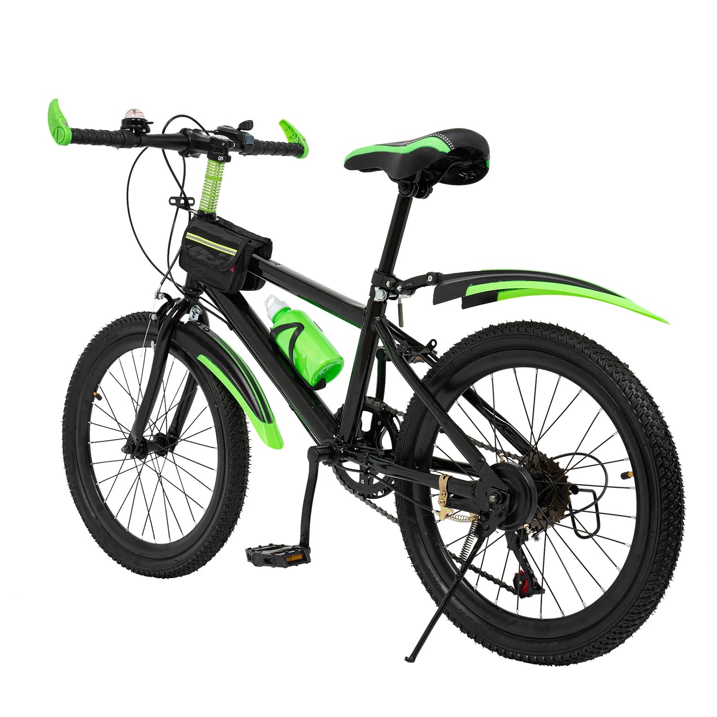 Unisex 20" Mountain Bike  With 7 Speeds  & Dual-Disc Brakes.