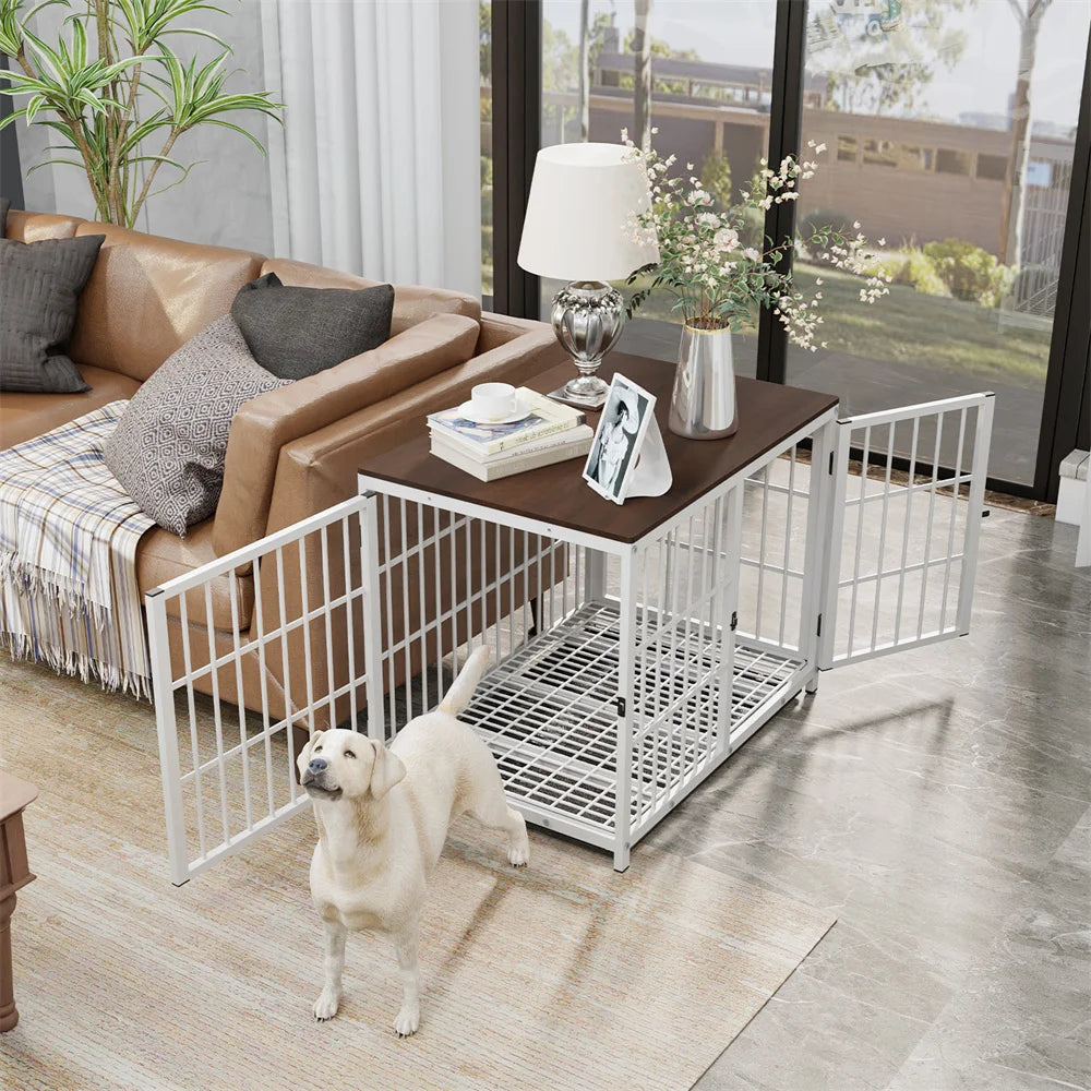 Large Wooden Dog Crate For Indoor.