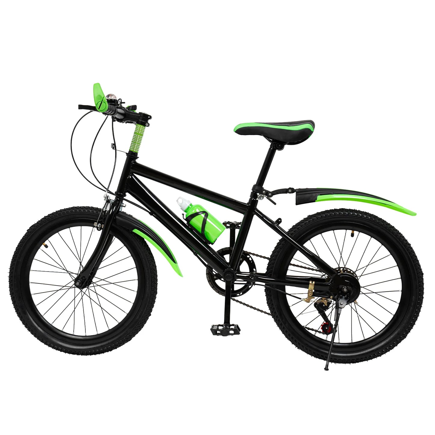 Unisex 20" Mountain Bike  With 7 Speeds  & Dual-Disc Brakes.