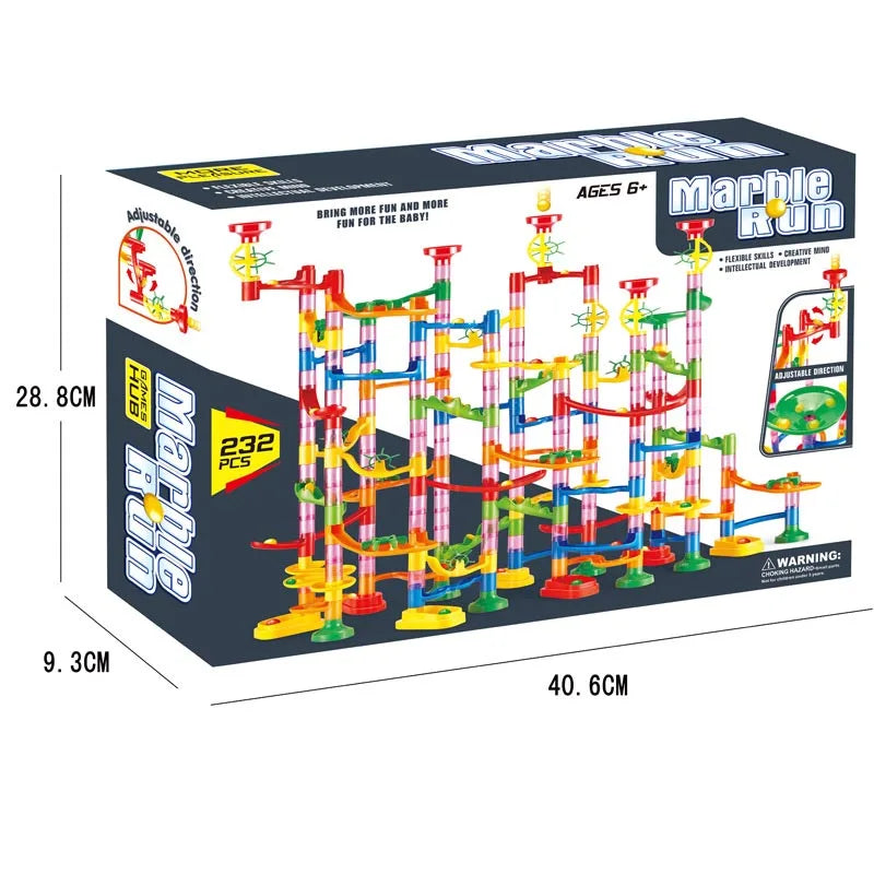 Marble Run Race Track Building Blocks For Kids.