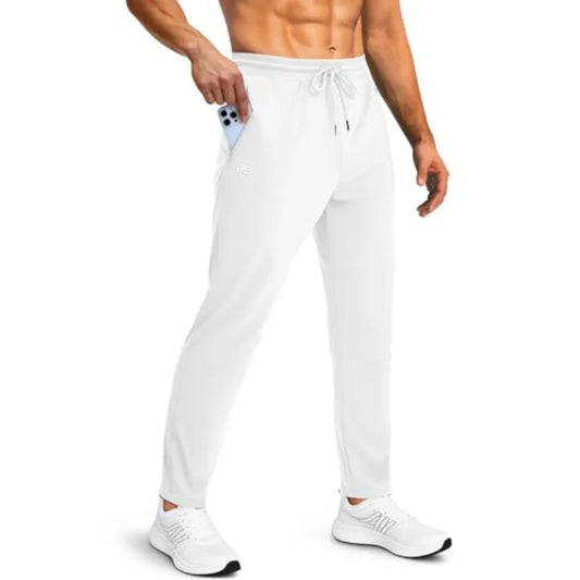 FOGFIRE Men's Sweatpants with Zipper Pockets For Fitness.