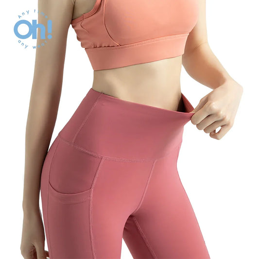 Women high waist leggings for yoga and sports.