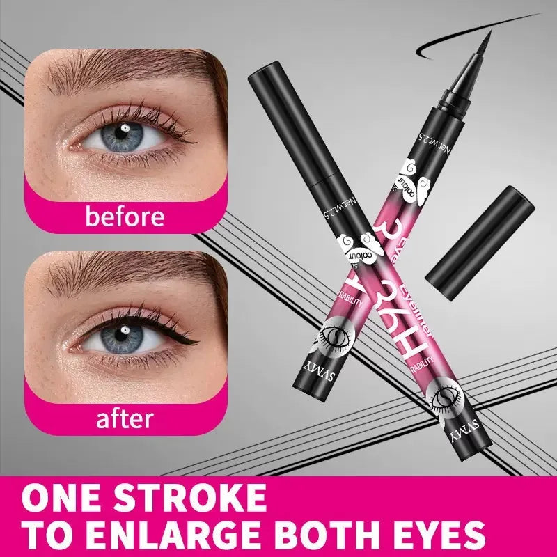 SVMY Long - lasting 12-pack of best-selling black liquid waterproof eyeliners.