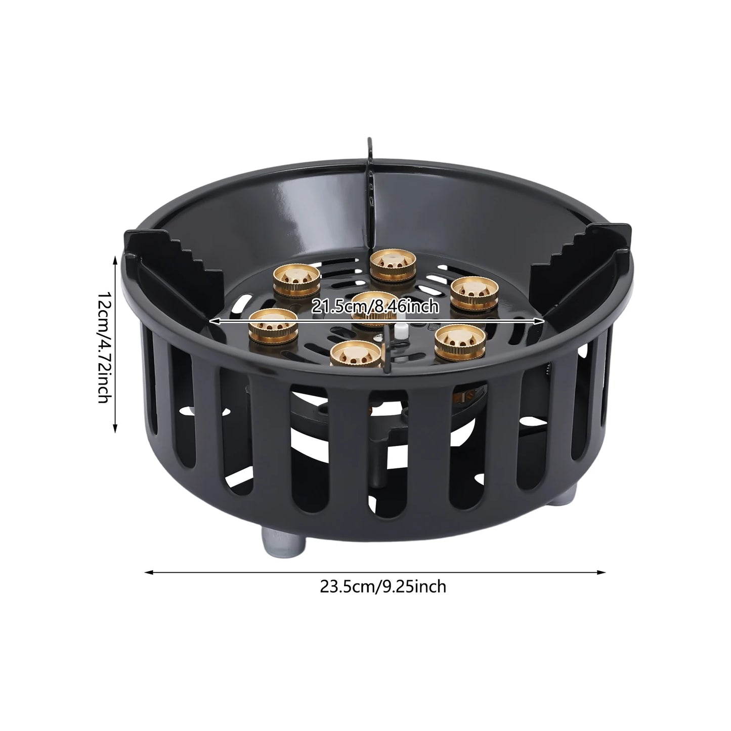 Electronic 7-Core Gas Windproof Burner For Camping .