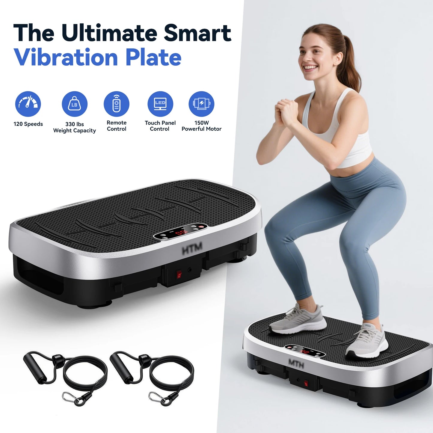 Vibration Plate Exercise Machine For The  Whole Body With  120 Levels Silent .