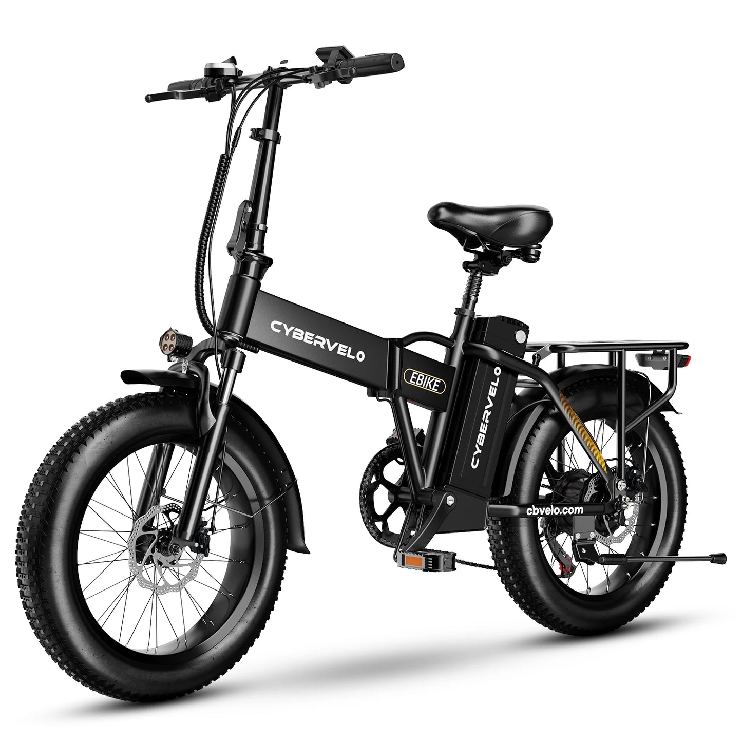 CYBERVELO 1000W Ebike For Adults With Removable Battery & 80 Miles Max Range.