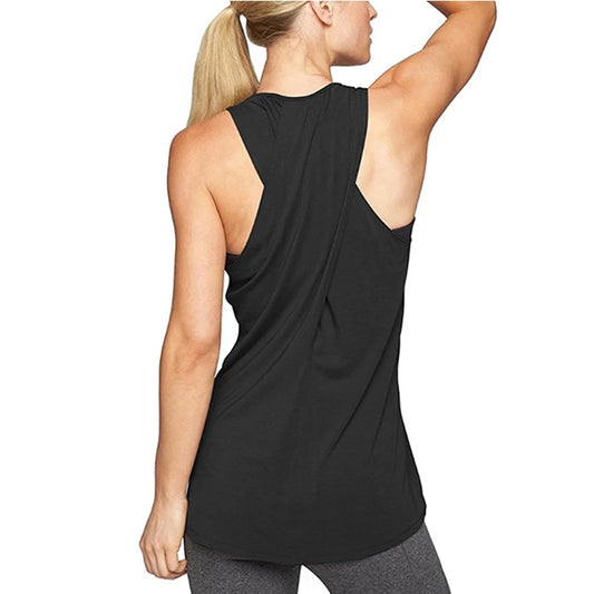 Breathable Sleeveless Yoga Tops.