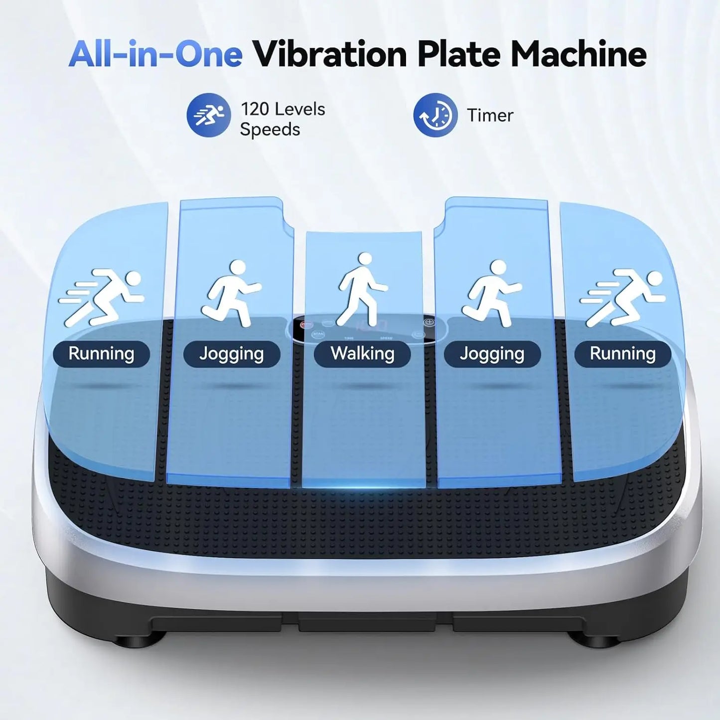Vibration Plate Exercise Machine For The  Whole Body With  120 Levels Silent .
