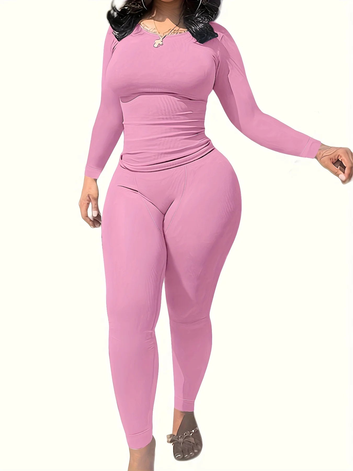 Long sleeves  and Leggings  Exercise wear Set.