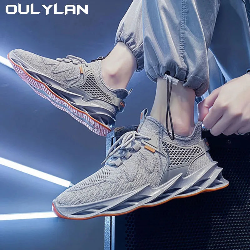 Oulylan Breathable Men Running Shoes .