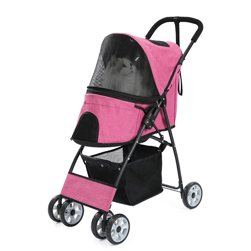 Foldable Pet Stroller .