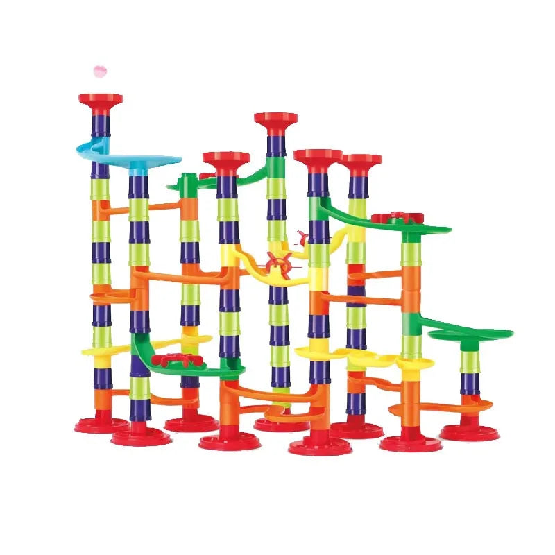 Marble Run Race Track Building Blocks For Kids.