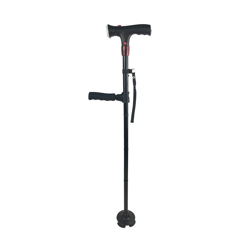 Collapsible telescopic folding cane .