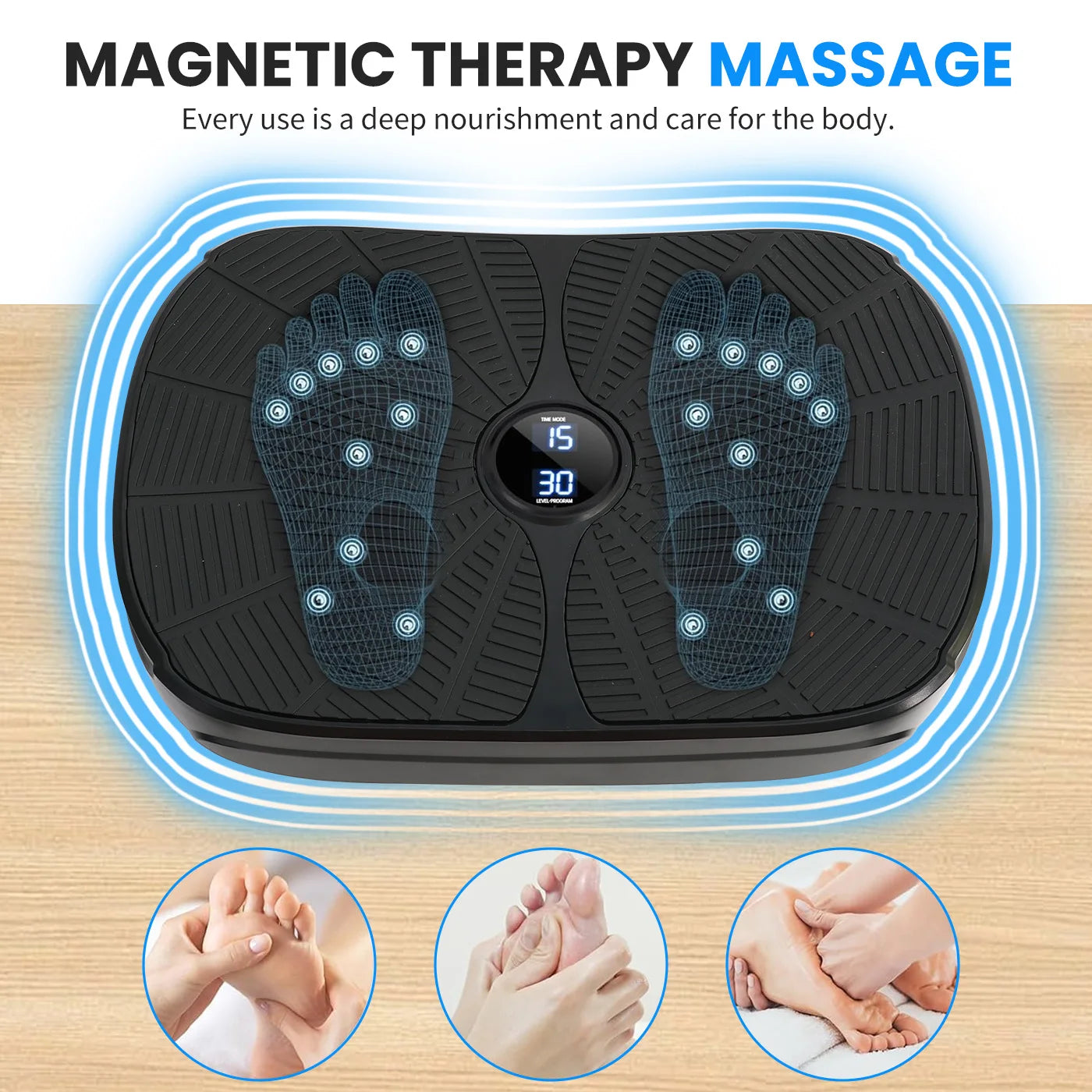 Vibration Plate Exercise Machine For  Whole Body Workout.